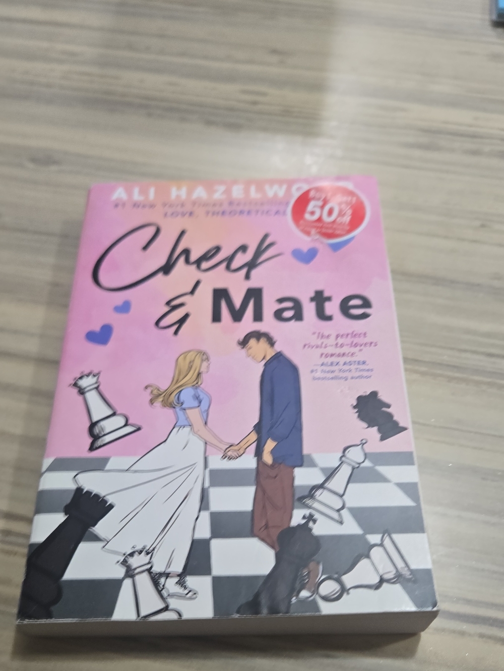 Check & Mate Paperback Romance Novel - Pink Cover